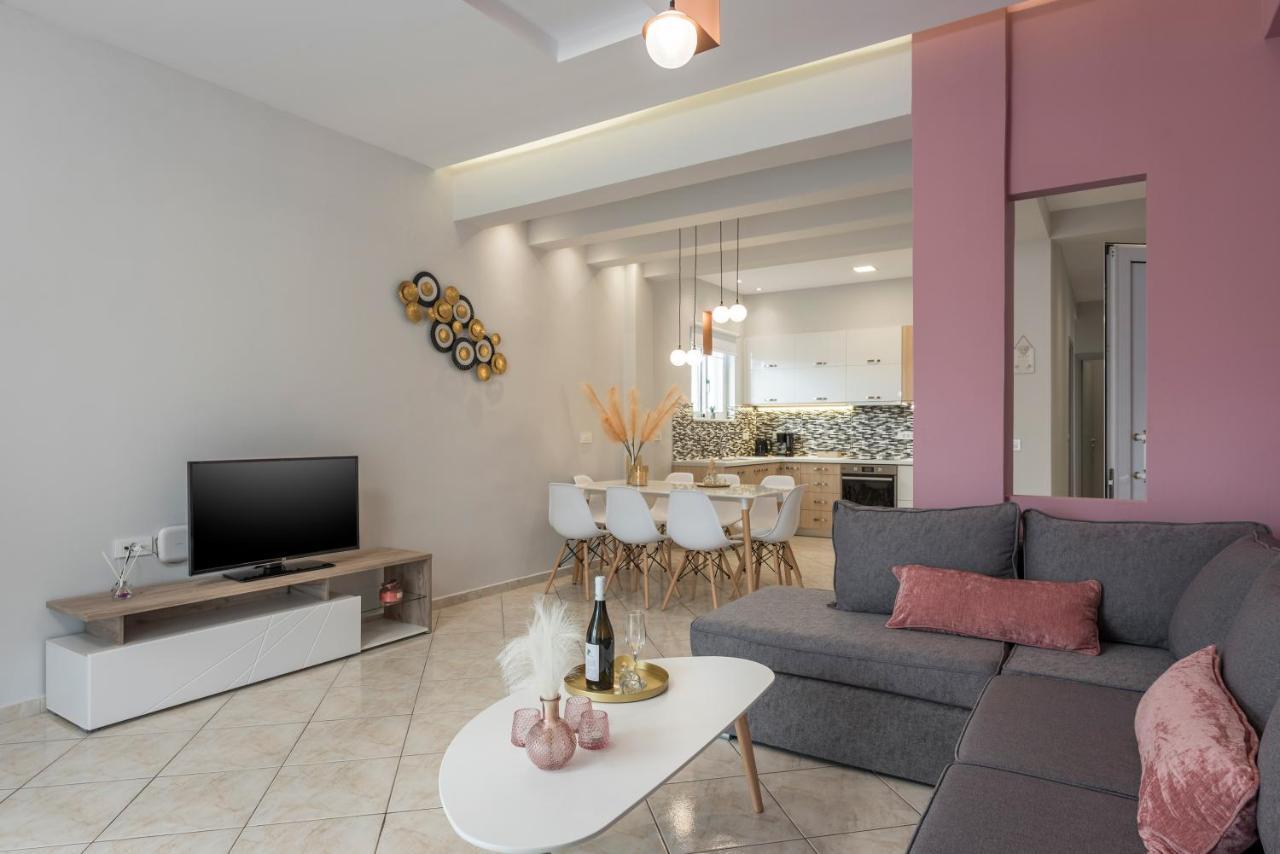Jt Apartments Kíssamos Eksteriør bilde