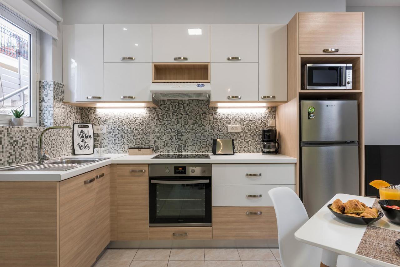 Jt Apartments Kíssamos Eksteriør bilde